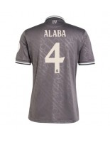 Real Madrid David Alaba #4 Tredjedrakt 2024-25 Korte ermer